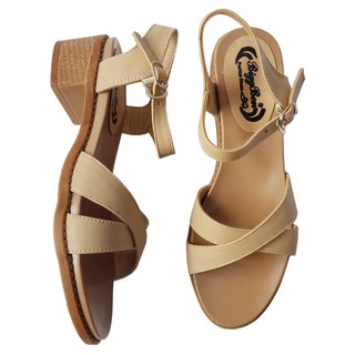 Giày Sandal Nữ Da Bò BIGBEN GCG58