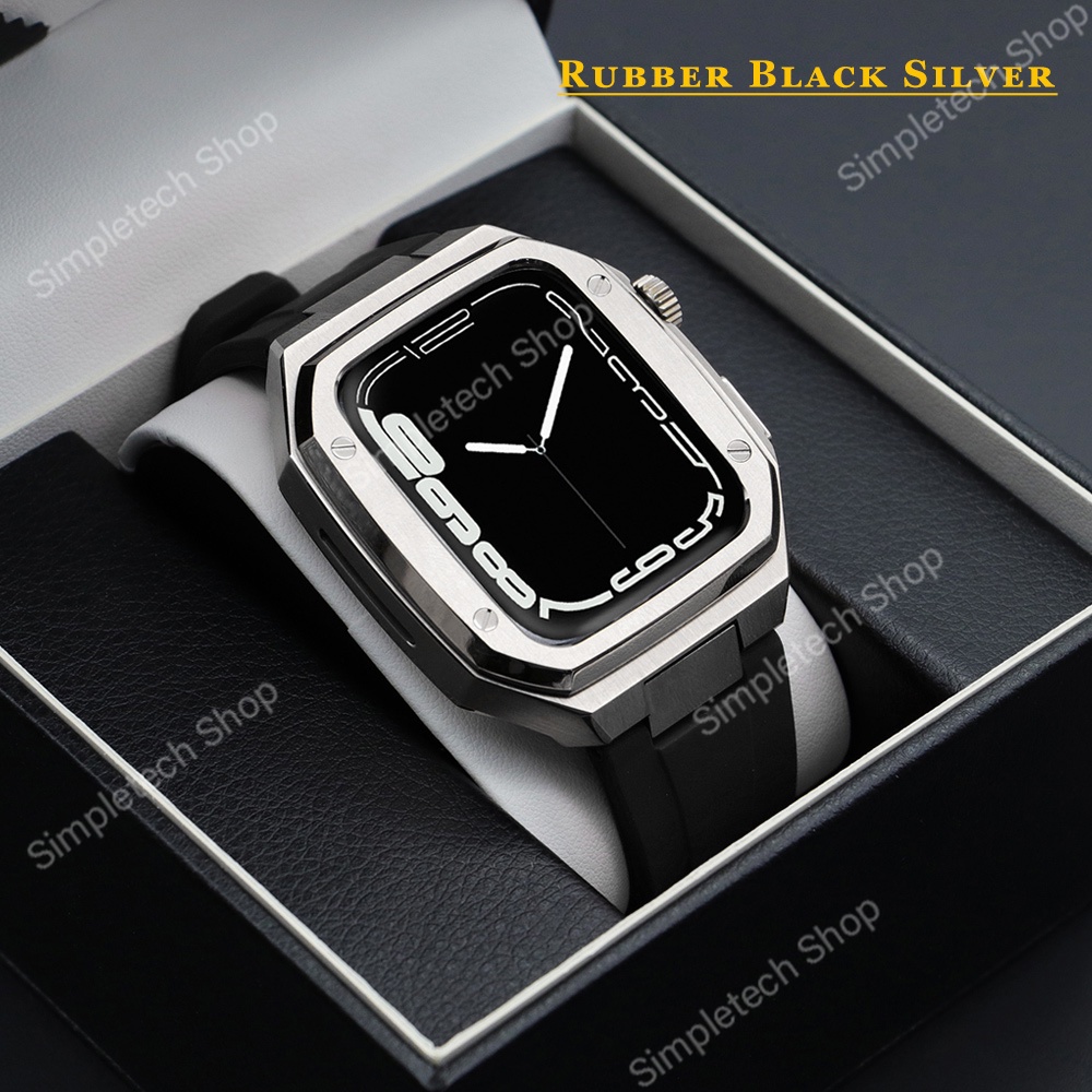 Dây Đeo Inox Sang Trọng Cho Đồng Hồ Thông Minh iWatch 7 6 5 4 40mm 41mm