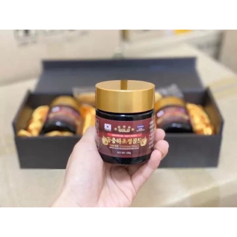 [DATE MỚI] Cao Đông Trùng Hạ Thảo GOLD Hộp Gỗ Đen 3 lọ Hàn Quốc [ Hàng Mới Về ]
