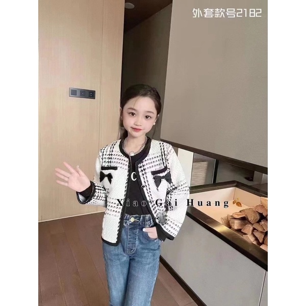 Áo khoác dạ bé gái size 5-13