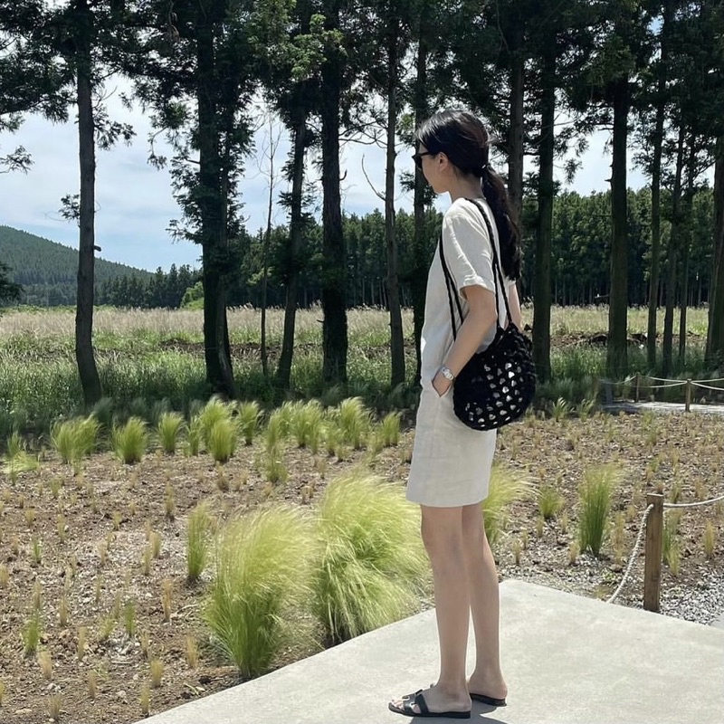 TÚI LƯỚI MÓC ĐEO HAI KIỂU HANDMADE. KÈM TÚI VẢI