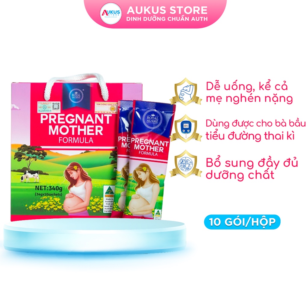 Sữa Bầu Hoàng Gia Úc ROYAL AUSNZ Pregnant Mother Formula Bổ Sung Vitamin