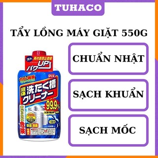 Tẩy lồng máy giặt diệt khuẩn Papai 550g Nhật Bản cao cấp siêu sạch Tuhaco