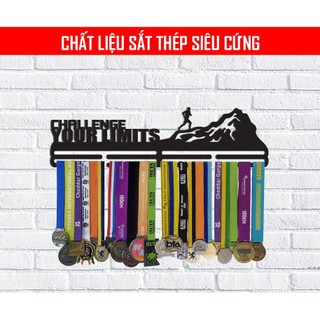 Giá treo huy chương chạy bộ nam - leo núi - Sắt sơn tĩnh điện