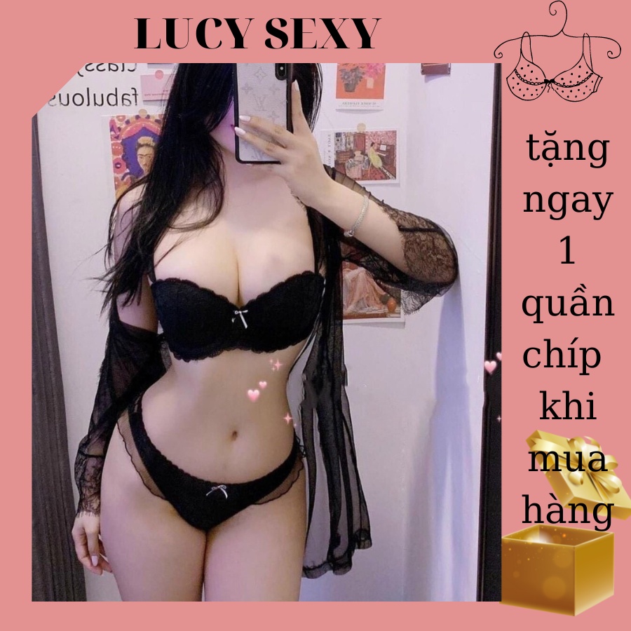 BỘ ĐỒ LÓT 💥CÓ LÓT XOÀI SIÊU ĐẨY 💥 Cenka bèo mút xoài siêu nâng ngực và tạo khe C337