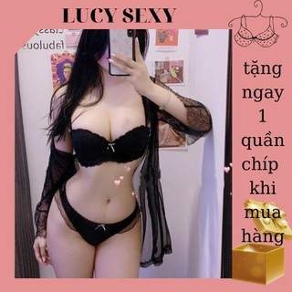 Bộ đồ lót 💥có lót xoài siêu đẩy 💥 cenka bèo mút xoài siêu nâng ngực và tạo khe c337