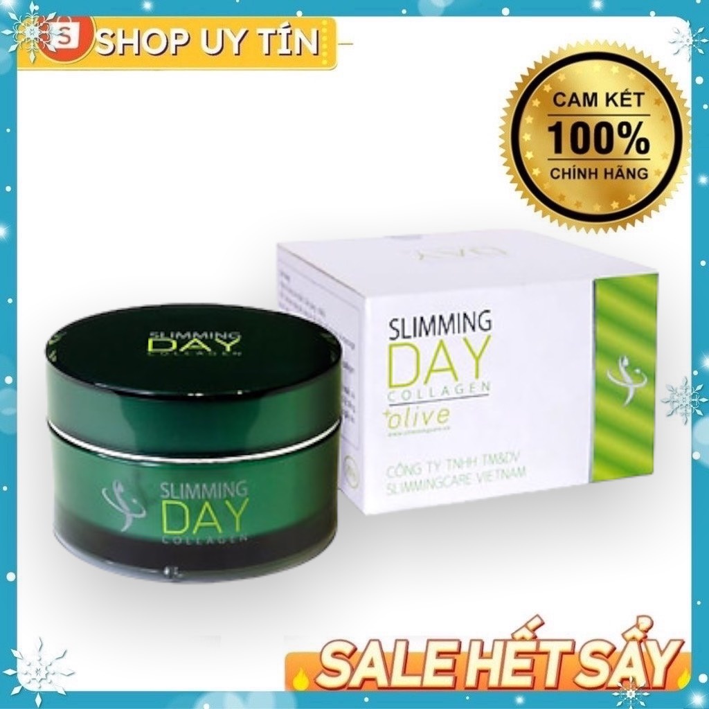 Kem tan mỡ Collagen Slimming day chính hãng