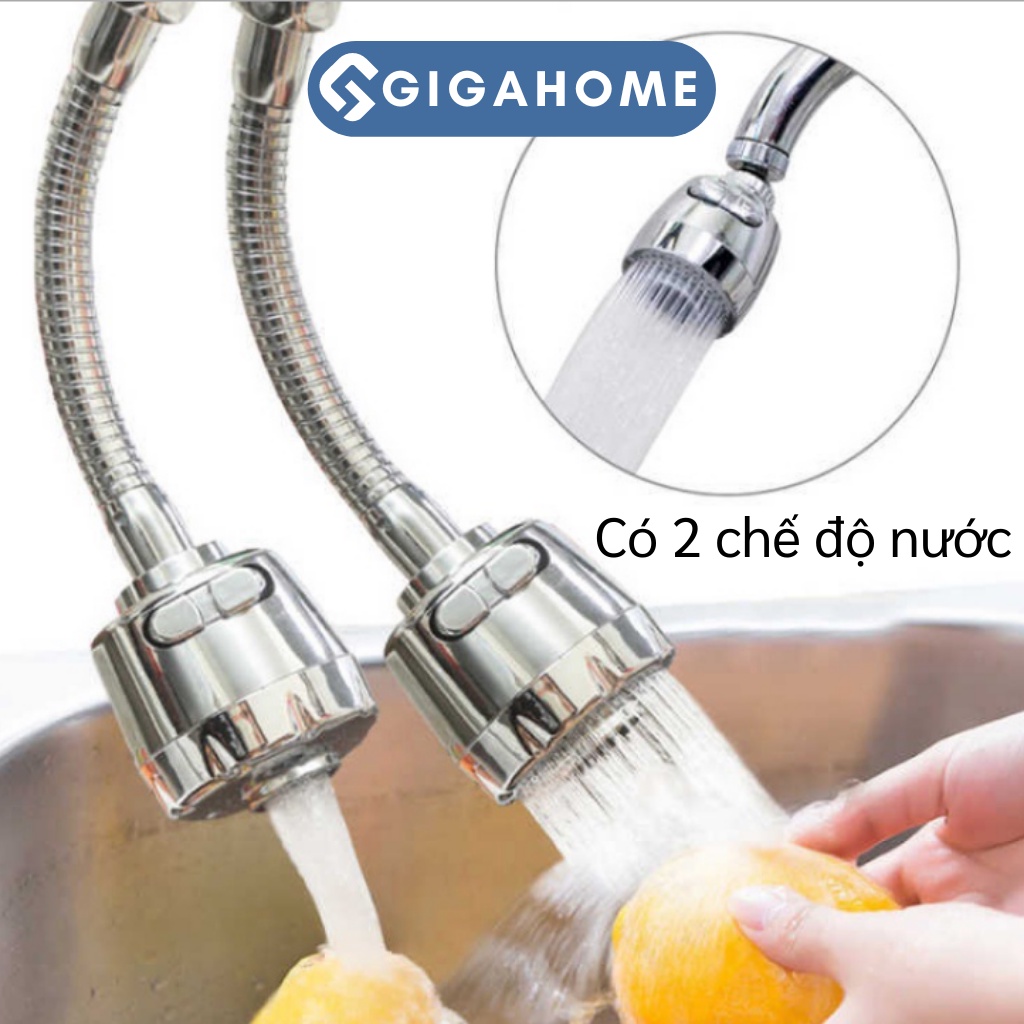 Đầu Nối Vòi Nước Rửa Chén Tăng Áp GIGAHOME 2 Chế Độ Nước 8359