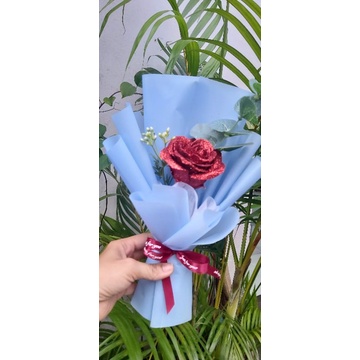 Hoa nhũ  kim tuyến 1 bông