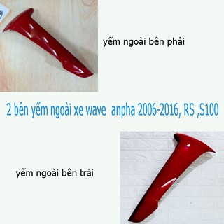 Yếm ngoài xe Wave RS100 - Wave Anpha 100 - Wave S100 đời 2006 đến 2016