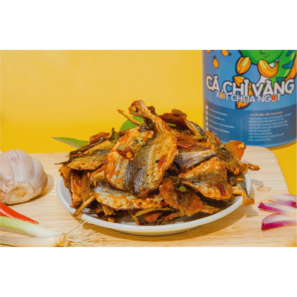 Cá chỉ vàng khô rim gia vị 200g đồ ăn vặt ngon giá rẻ Đệ Nhất Khô Đặc Sản Phan Thiết AV17