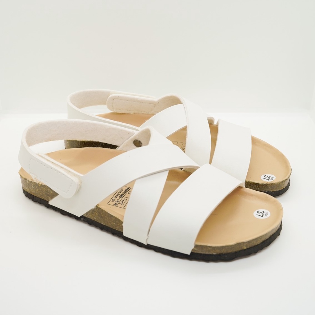 [Lót Chống Nước] PUK21 - Sandal Birken Đế Trấu BIOLINE Official Quai chữ Z Da PU cao cấp Unisex Nam nữ