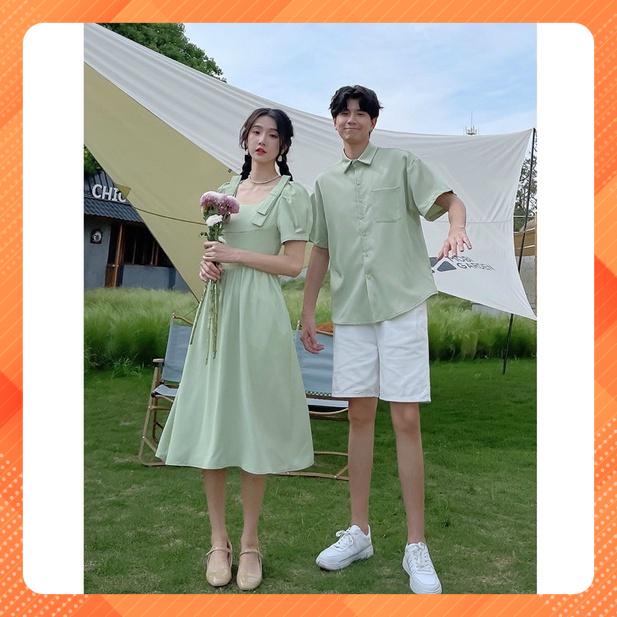 NEW 🎉 Set couple xanh mint vintage🥰