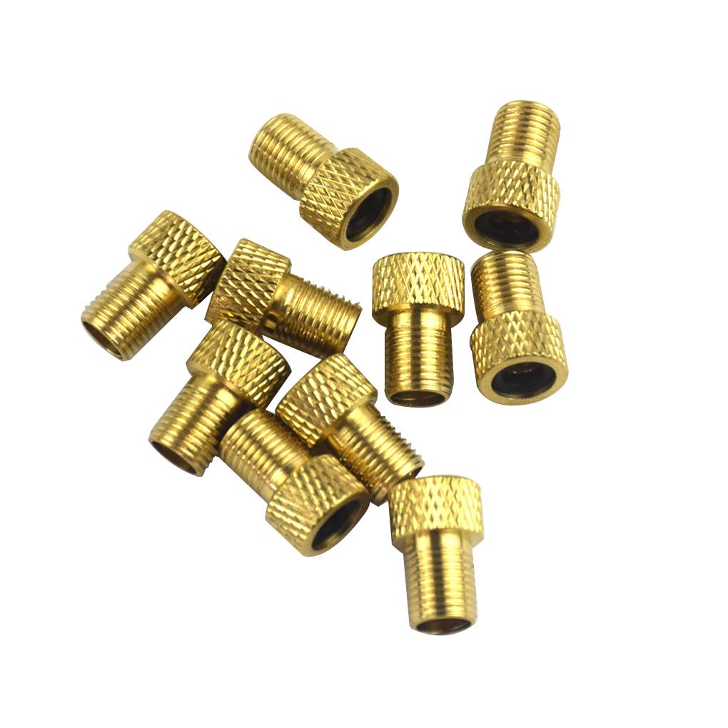 Bộ 10 Đầu Nối Van Xe Đạp Chuyển Đổi Presta Sang Schrader
