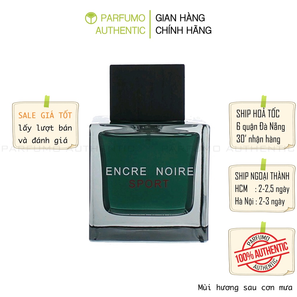 Nước hoa Lalique Encre Noir Sport - Mùi hương của những ngày Mưa [Cam Kết Chính Hãng]