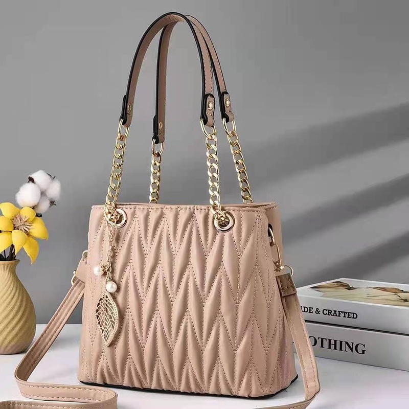 Túi Đeo Chéo Dây Xích Thời Trang Đơn Giản Dễ Phối Đồ Cho Nữ