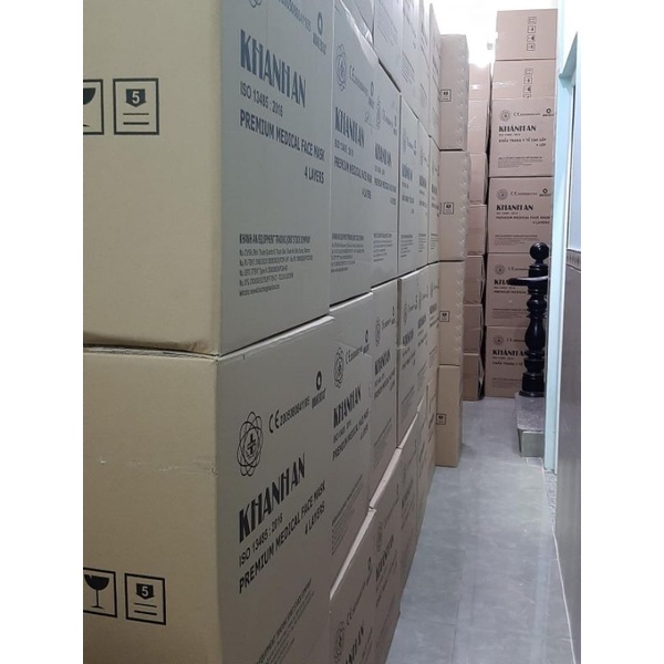 10 HỘP KHẨU TRANG ĐI MƯA KHÁNH AN