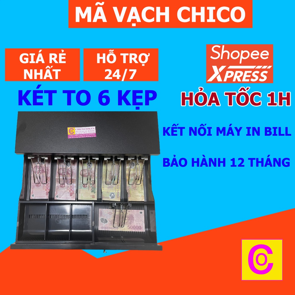 Két thu ngân két đựng tiền bán hàng nhiều ngăn Sakamo RT420 giá rẻ ngăn kéo thu ngân tốt nhất bảo hành 12 thán