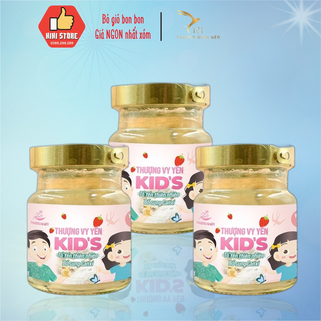 Yến Chưng Cho Bé CICI THƯỢNG ĐỈNH YẾN Thượng Vy Yến Kid Tăng Cường Miễn Dịch, Phát Triển Trí Não