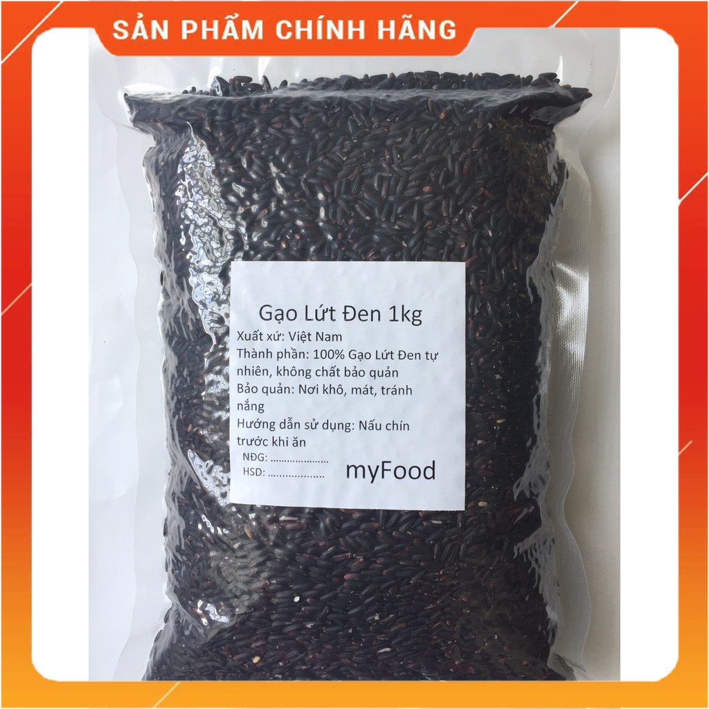 Gạo lứt đen dẻo Điện Biên thơm ngon gói 1kg