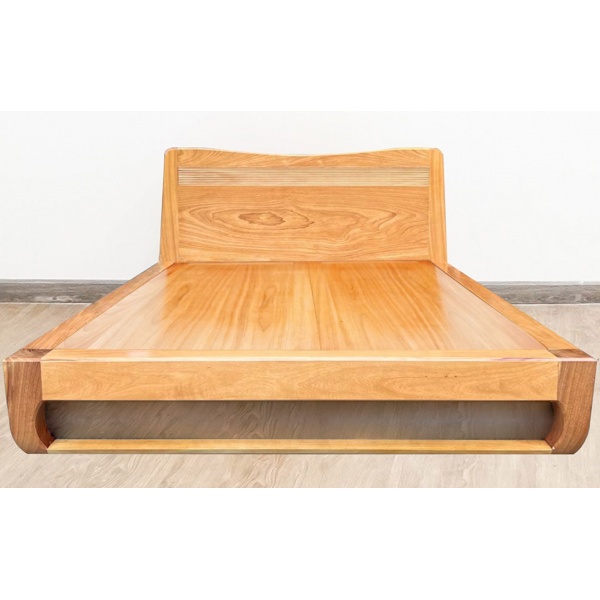 Giường ngủ gỗ gõ đỏ kiểu nhật miễn phí giao hàng lắp đặt tại HCM