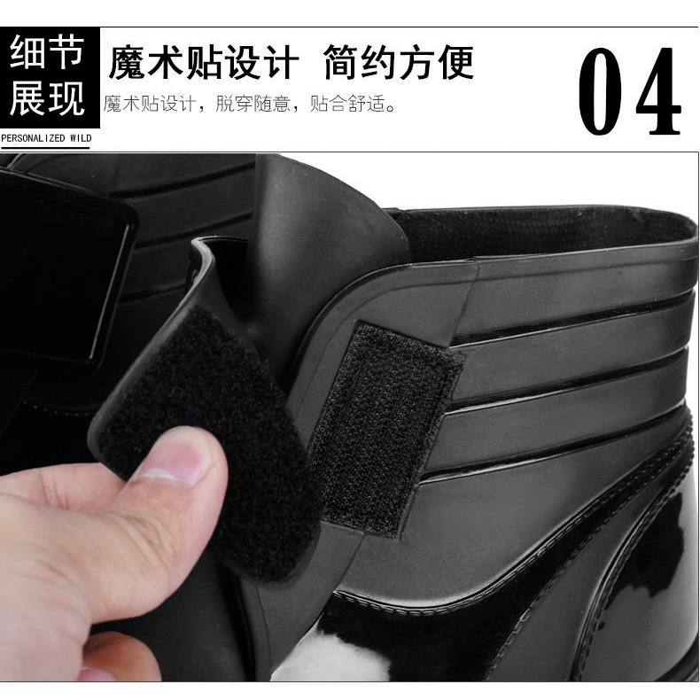 Giày Bốt Cao Su Đi Mưa Chống Trượt / Thấm Nước Thời Trang 2020 Cho Nam