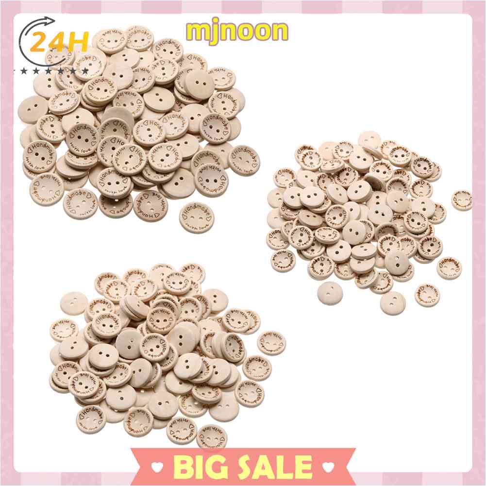 Set 100 Nút Áo Hình Trái Tim Thời Trang 2016
