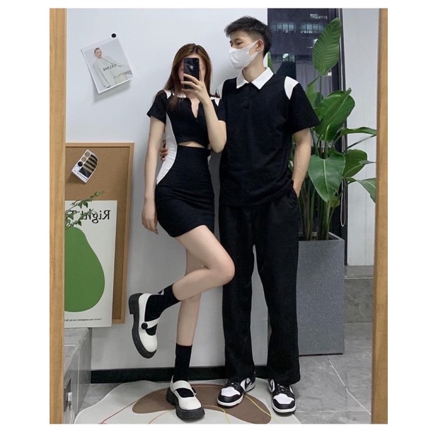 🔥🔥 siêu phẩm best seller couple đen hở eo siêu hot