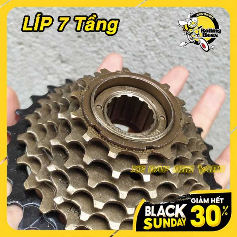 Nhông Líp 7 Tầng xe đạp cuộc, xe đạp địa hình Siêu bền