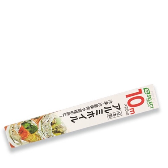 Màng nhôm bọc thực phẩm 25cm S Select Nhật Bản (S SELECT ALUMINUM FOIL 25CM)