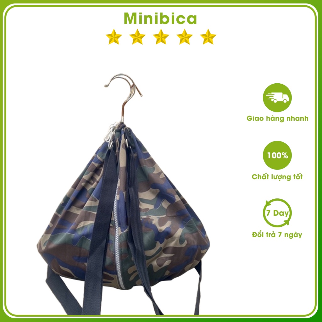 Balo lồng chim Minibica áo lồng bẫy chim chào mào, khuyên 1 mặt, 2 mặt giá rẻ PK152