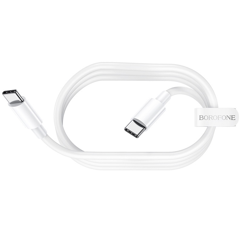 Dây cáp sạc nhanh 100w 5A Type-C to  Type-C chính hãng BOROFONE BX44 sạc được ipad macbook dài 1m/2m silicon