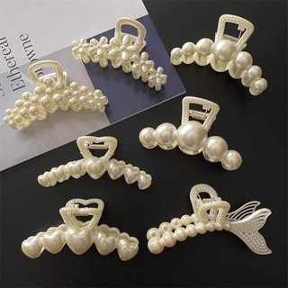 Set 7 kẹp tóc phong cách hàn quốc màu ngà