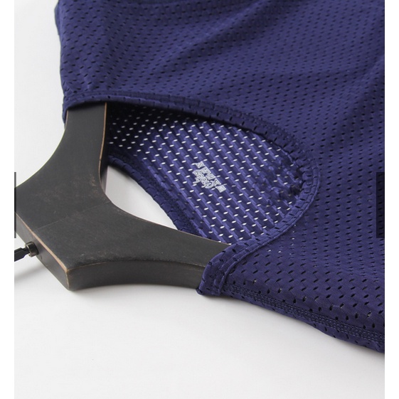 Áo thun lưới tay ngắn phong cách thể thao dành cho nam, chất vải thoáng khí, thoát hơi, thấm hút mồ hôi tốt