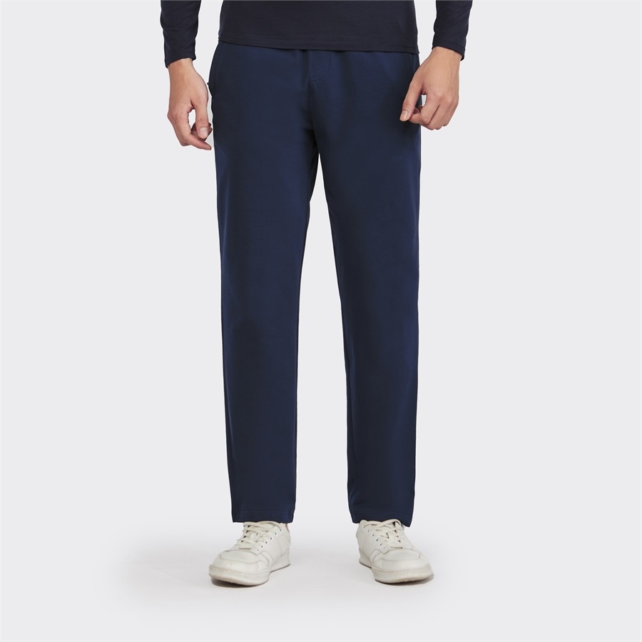 Quần Jogger Nam Thun Dài Thu Đông Thể Thao ARISTINO APA010W2 Dáng regular fit cạp chun gấu suông Vải Cotton Cao Cấp