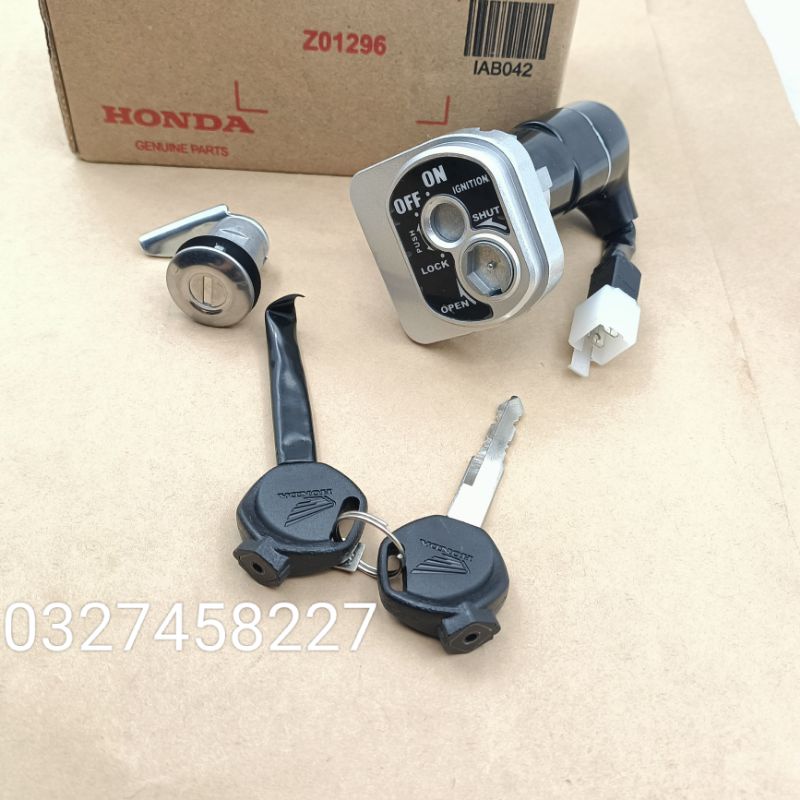 Bộ ổ khóa xe điện xe WAVE S110 , RSX 2009-2012 zin