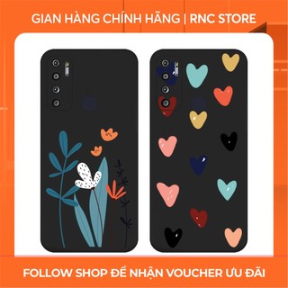 Ốp lưng vsmart joy 3/joy 4/star 3/aris/....dẻo đen in hình hoa trái tim