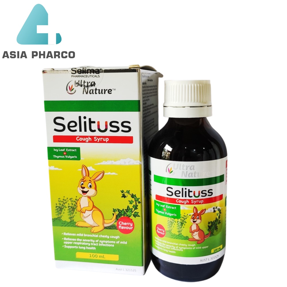 Siro ho Selituss cho bé, chuyên biệt cho trẻ sơ sinh và người lớn Selituss 20ml nhập khẩu chính hãng Úc đầy đủ VAT