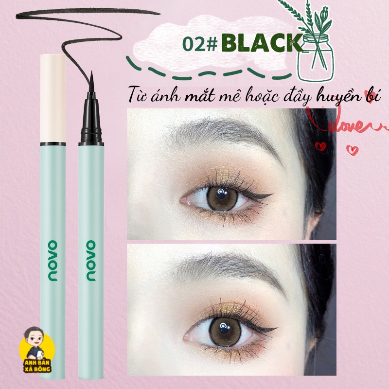 Bút Kẻ Mắt Nước NOVO Dazzling And Smooth Liquid Eyeliner 5595