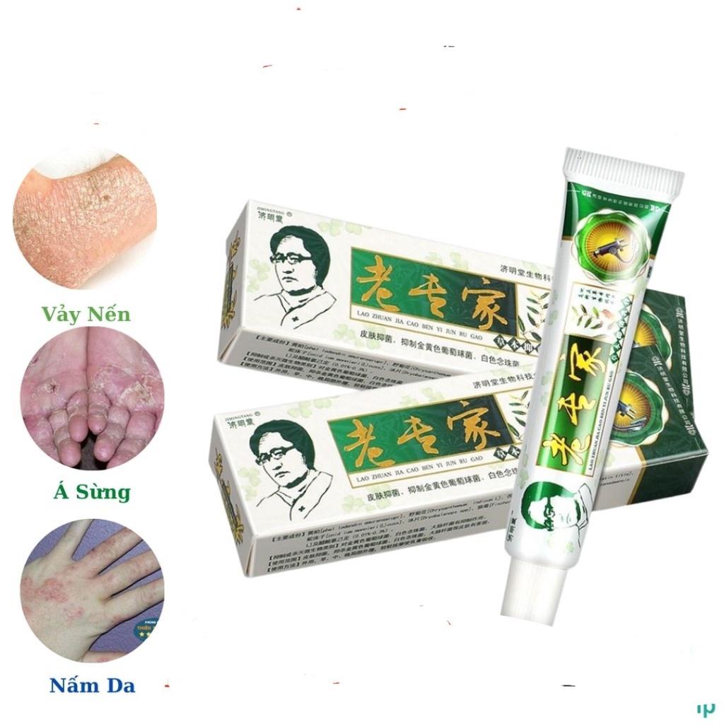 Kem Đông Y Bôi Ngoài Da 15gr Nấm, Ngứa, Nứt Nẻ, Khô Da...Duy Trì Độ Ẩm, Giúp Da Mềm Mại XANH LÁ