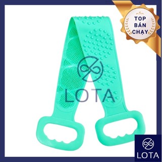 DÂY CAO SU CHÀ LƯNG 2 MẶT, ĐỒ KÌ CỌ LƯNG KHI TẮM SILICON SILICONE, dụng cụ vệ sinh cơ thể