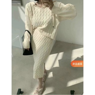 Set len thừng mũ chân váy dài hàng QC