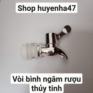 Vòi thay bình rượu Vòi Nhựa Dùng Cho Bình Thủy Tinh