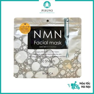 Mặt nạ NMN Biorica trắng sáng da 30 miếng