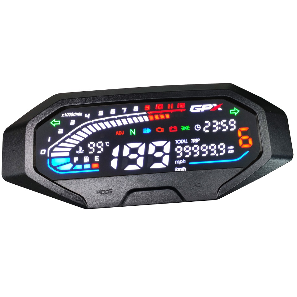 Đồng Hồ Đo Tốc Độ Điện Tử Tự Động GPX GR200 Chống Sương Mù Không Thấm Nước