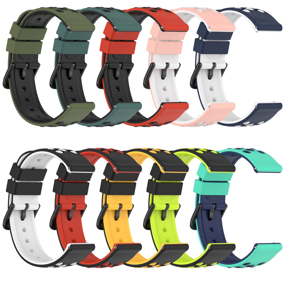 Dây Silicone Thay Thế Cho ĐồNg Hồ Đeo Tay Thông Minh Huami Amazfit gtr 4 3 3pro 2 2e gtr 47mm 20mm 22mm Amazfit GTS 4 3 2 2e 2 mini