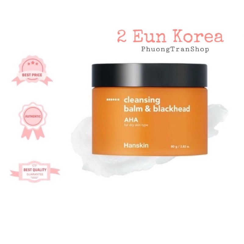 Sáp Tẩy Trang Hanskin AHA Cleansing Balm & Blackhead 80 gram Shopee