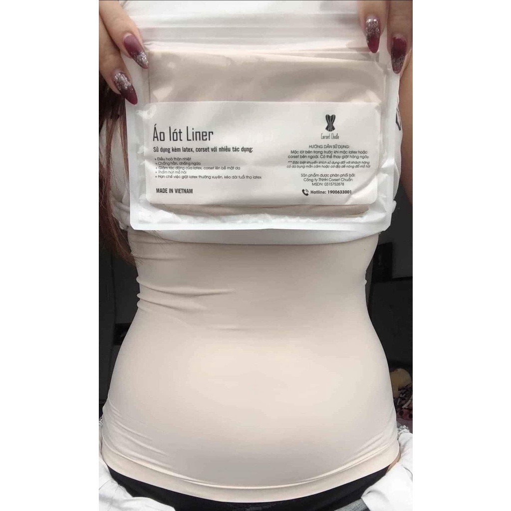 Áo mặc trong đai nịt bụng Ann Chery (màu nude) [Made in USA]