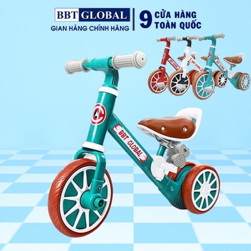 Xe chòi chân cho bé 2 tuổi BBT Global Q6 kết hợp bàn đạp 2 trong 1, bảo hành 1 năm toàn quốc