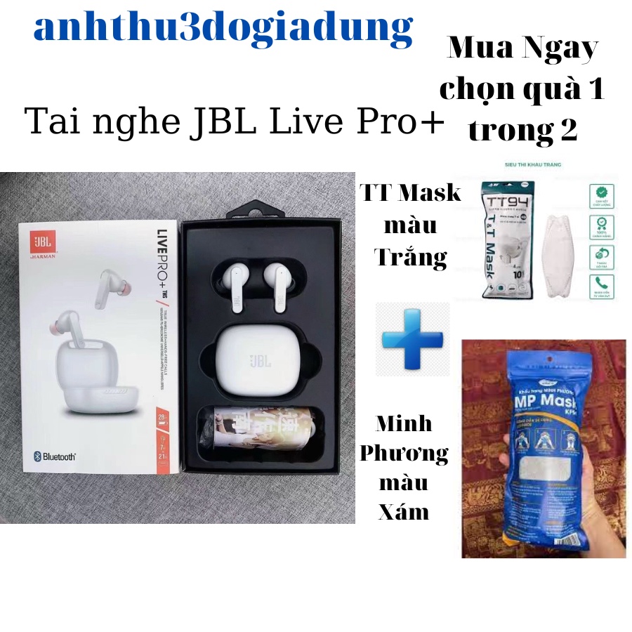 Tai nghe bluetooth không dây JBL LIVE PRO TWS hàng cao cấp lỗi 1 đổi 1